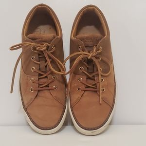 Sperry gold cuptennis shoes, upper faux leather‎ tan 8m
